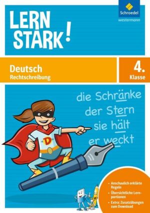LERNSTARK - Fit in der Grundschule. Deutsch Rechtschreibung 4: Lern- und Übungsbuch