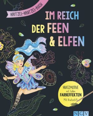 Im Reich der Feen und Elfen - Kritzel-Kratzel-Buch mit Bambus-Stick