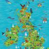 Children's Wall Map of the United Kingdom and Ireland