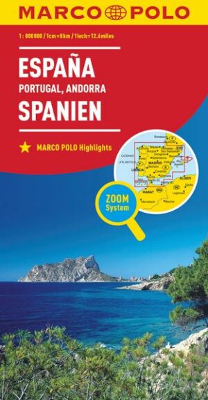 MARCO POLO Länderkarte Spanien
