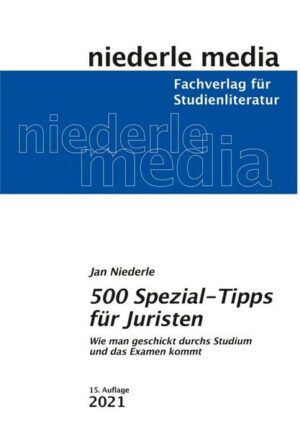 500 Spezial-Tipps für Juristen - 2021