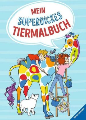 Mein superdickes Tiermalbuch