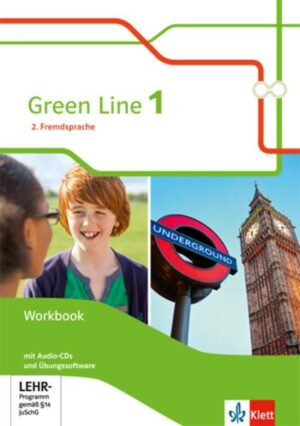 Green Line 1. 2. Fremdsprache. Workbook mit 3 Audio-CDs und Übungssoftware. Klasse 6