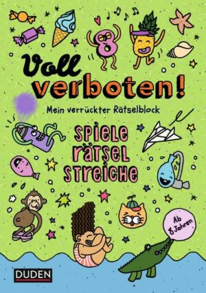 Voll verboten! Mein verrückter Rätselblock 3 – Ab 8 Jahren