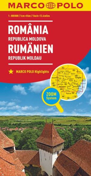 MARCO POLO Länderkarte Rumänien