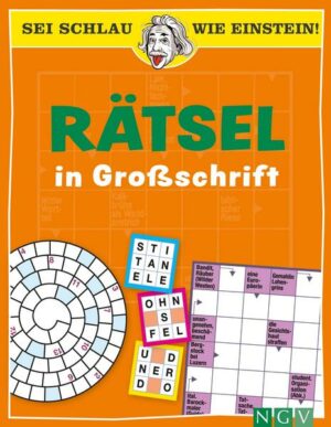 Sei schlau wie Einstein! - Rätsel in Großschrift