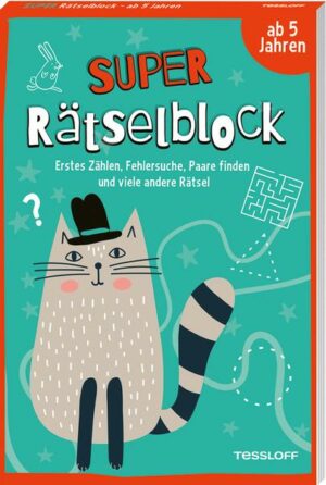 Super Rätselblock ab 5 Jahren.Erstes Zählen