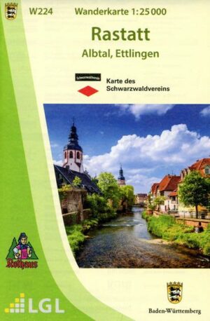 Rastatt Wanderkarte 1:25 000