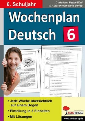 Wochenplan Deutsch 6