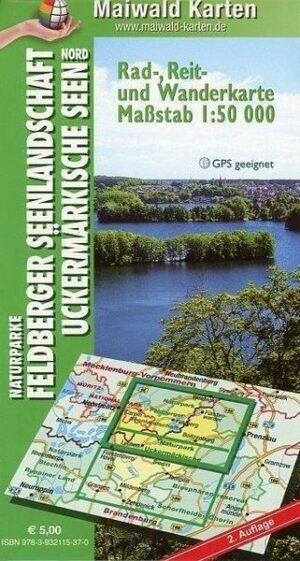 Maiwald Karte Feldberger Seenlandschaft Nord