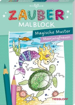 Zaubermalblock. Magische Muster. Meerjungfrauen