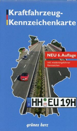 Kraftfahrzeug-Kennzeichenkarte Deutschland