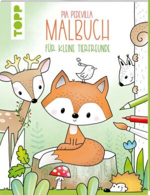 Pia Pedevilla Malbuch - Für kleine Tierfreunde