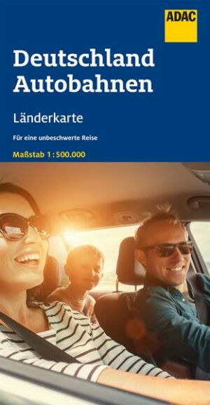 ADAC LänderKarte Deutschland Autobahnen 1:500 000