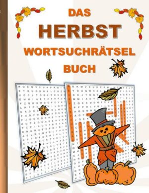 Das Herbst Wortsuchrätsel Buch