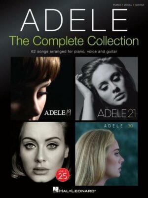 Adele: The Complete Collection - 62 Songs Arranged for Piano