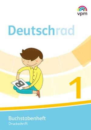 Deutschrad 1. Buchstabenheft Druckschrift Klasse 1