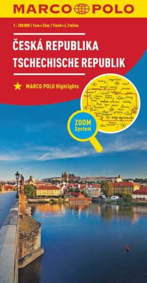 MARCO POLO Länderkarte Tschechische Republik 1:300 000