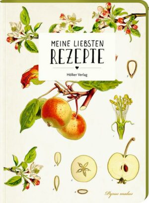 Meine liebsten Rezepte - Einschreibbuch (Äpfel)