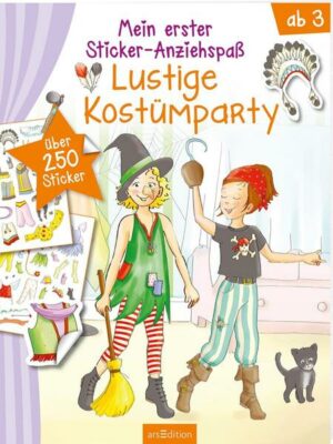 Mein erster Sticker-Anziehspaß – Lustige Kostümparty