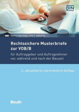 Rechtssichere Musterbriefe zur VOB/B