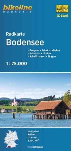 Radkarte Bodensee 1:75.000 (RK-BW08)