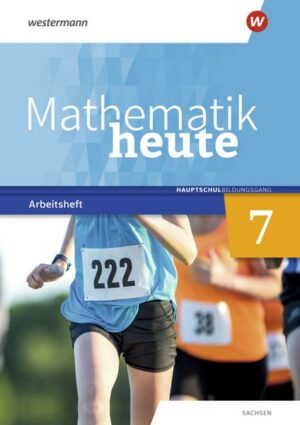 Mathematik heute 7. Arbeitsheft mit Lösungen. Hauptschulbildungsgang. Für Sachsen