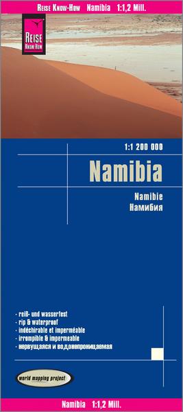 Reise Know-How Landkarte Namibia (1:1.200.000)