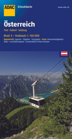 ADAC UrlaubsKarte Österreich Blatt 5 Tirol