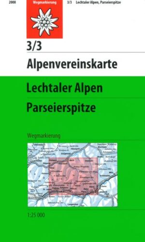 DAV Alpenvereinskarte 3/3 Lechtaler Alpen