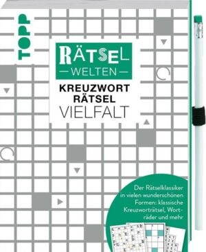 Rätselwelten – Kreuzworträtsel Vielfalt | Der Rätselklassiker in vielen wunderschönen Formen: klassische Kreuzworträtsel