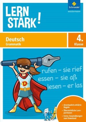 LERNSTARK - Fit in der Grundschule. Deutsch Grammatik 4: Lern- und Übungsbuch
