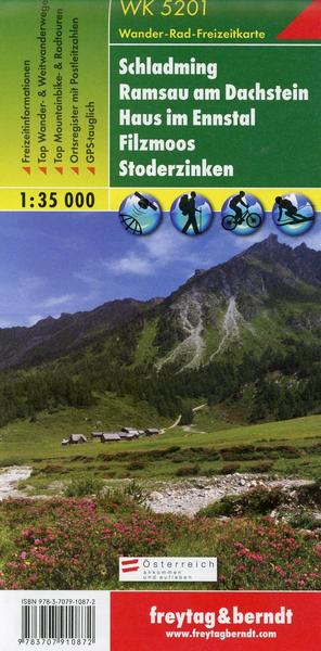 Schladming - Ramsau am Dachstein - Haus im Ennstal - Filzmoos - Stoderzinken 1 : 35 000. WK 5201