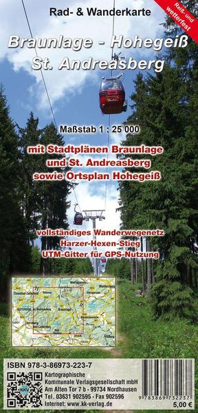 Braunlage - Hohegeiß - Sankt Andreasberg 1:25 000