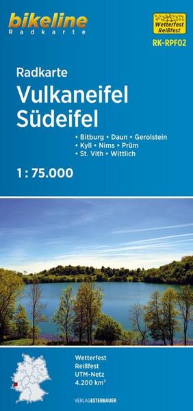 Bikeline Radkarte Deutschland Vulkaneifel 1 : 75 000