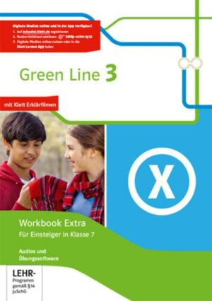 Green Line 3. 7. Klasse. Workbook Extra mit Audio-CDs und Übungssoftware