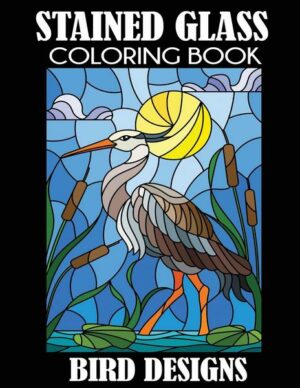 Stained Glass Coloring Book