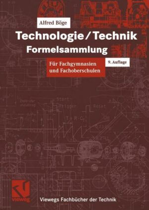 Technologie / Technik. Formelsammlung
