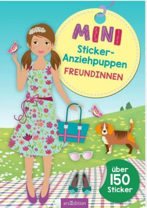 Mini-Sticker-Anziehpuppen Freundinnen