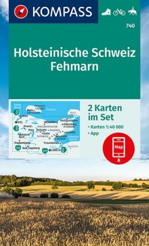 KOMPASS Wanderkarte 740 Holsteinische Schweiz