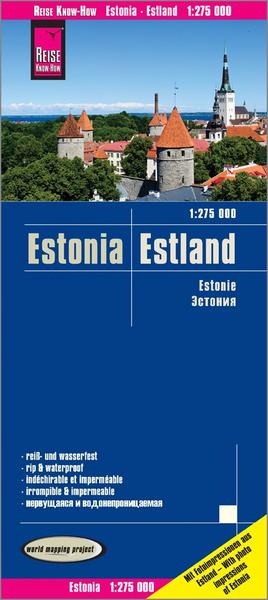 Reise Know-How Landkarte Estland (1:275.000)