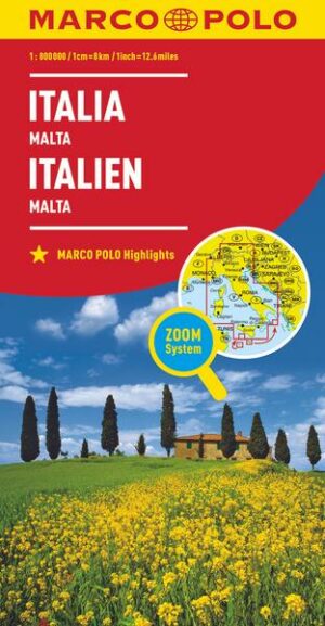 MARCO POLO Länderkarte Italien 1:800 000