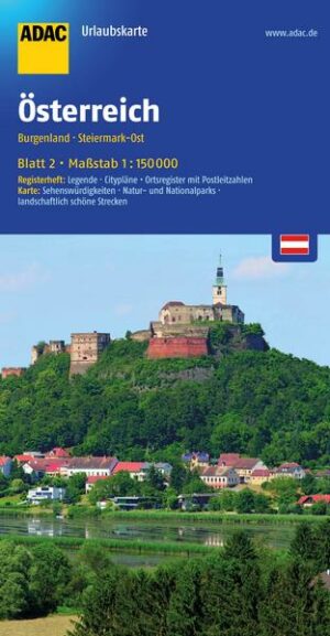 ADAC UrlaubsKarte Österreich Blatt 2 Burgenland