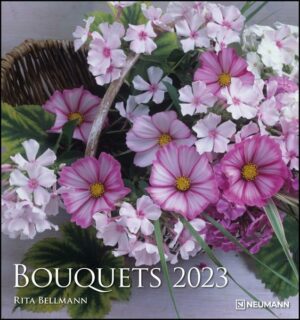 Bouquets 2023 - Foto-Kalender - Wand-Kalender - 45x48 - Blumen-Kalender