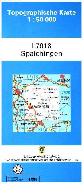 Spaichingen 1 : 50 000