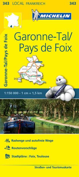 Michelin Garonne-Tal - Pays de Foix 1 : 150 000