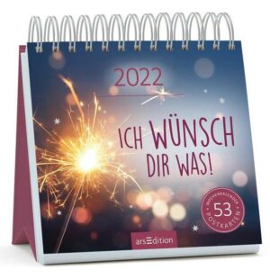 Postkartenkalender Ich wünsch dir was 2022