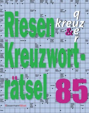 Riesen-Kreuzworträtsel 85