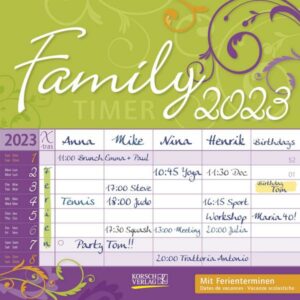 Family Timer - Floral 2023