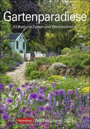 Gartenparadiese Wochenplaner 2023